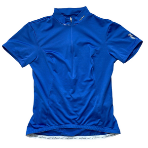 Shebeest blue short sleeve cycling shirt sz M